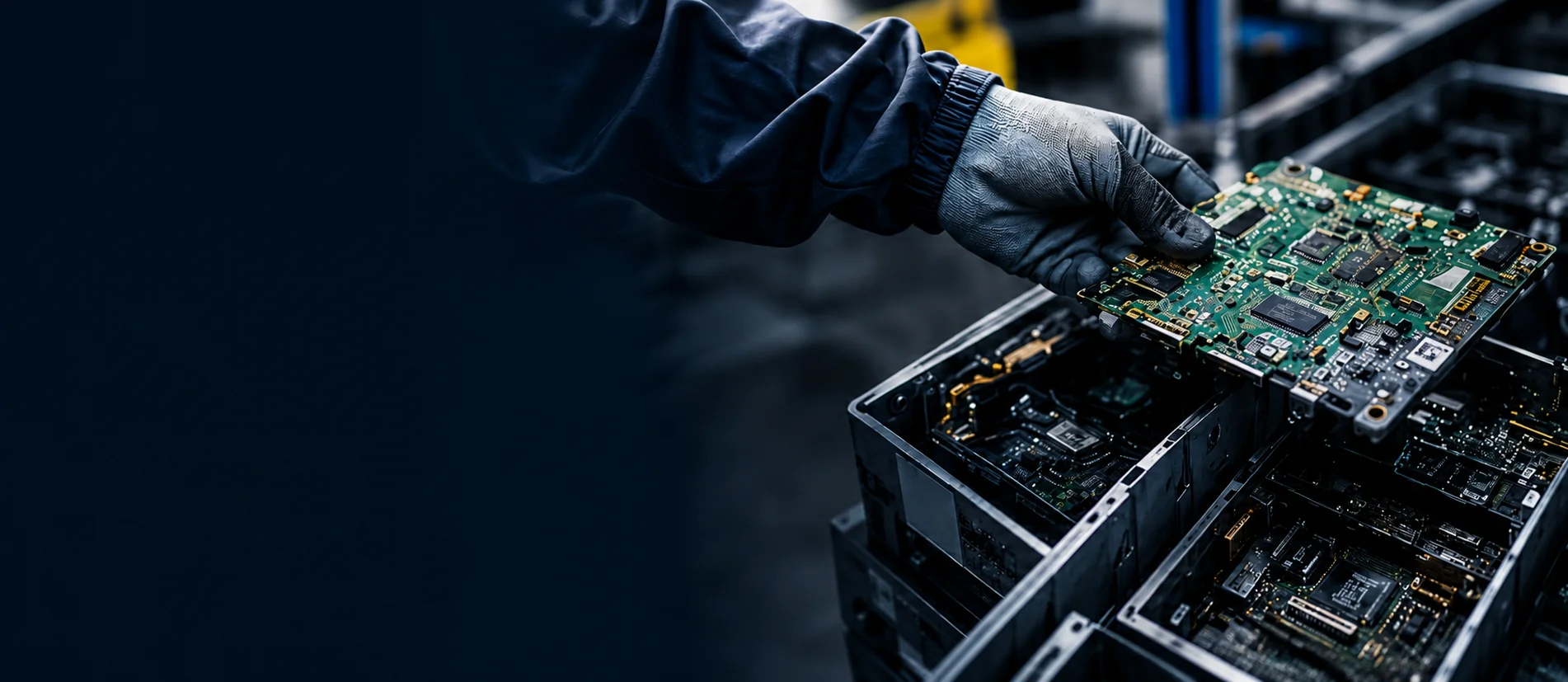 Secure and sustainable electronics processing