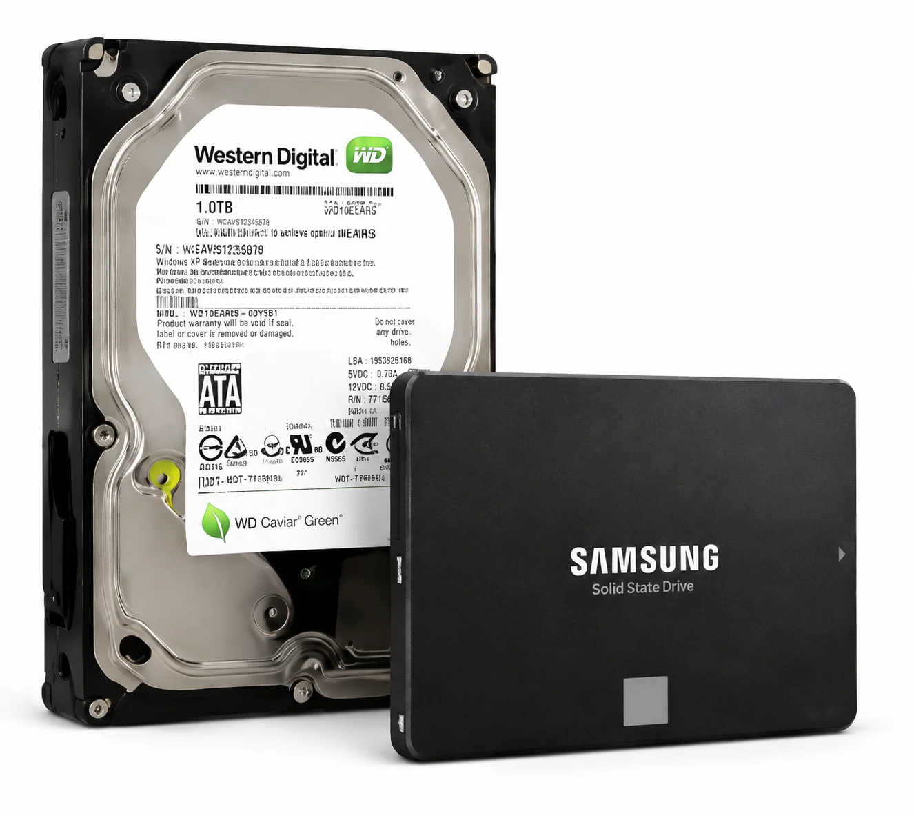Hard Drives
& SSDs