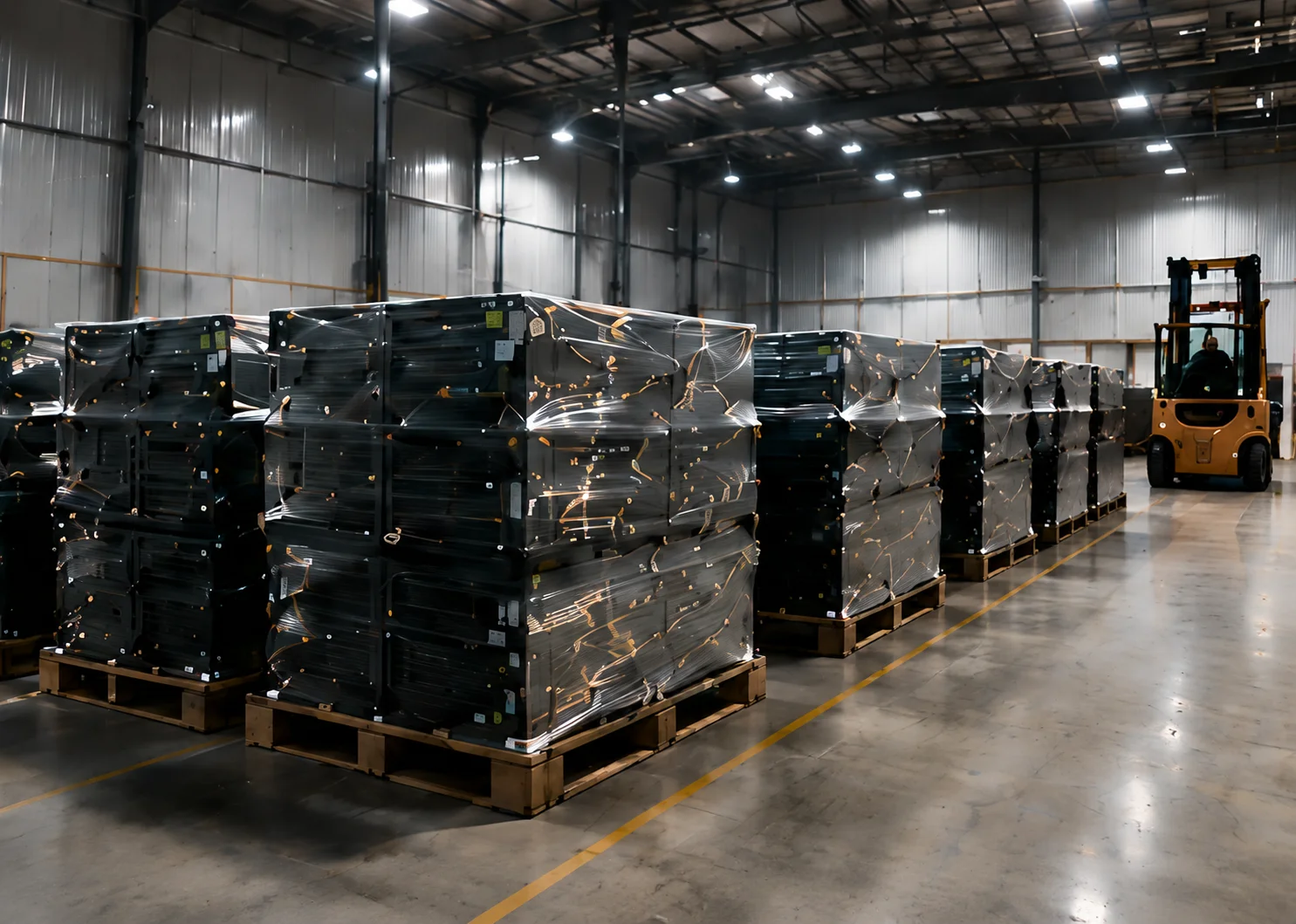 Electronics recycling warehouse