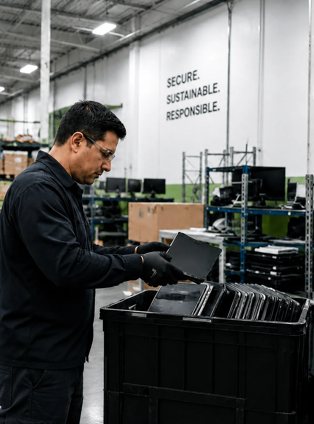 E-Waste equipment pickup service